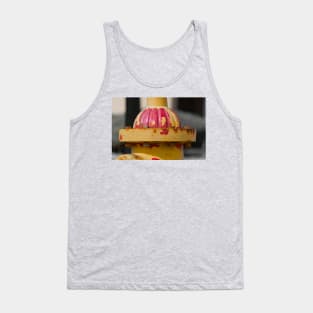 Peeling Yellow Fire Hydrant Bonnet Tank Top